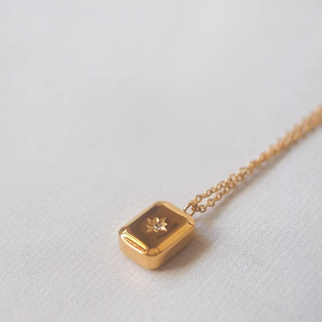 Durable fashion jewelry cube rock sugar flash diamond necklace