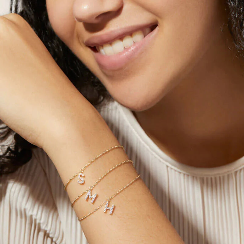 Diamond inlaid temperament bracelet elegant women’s jewelry