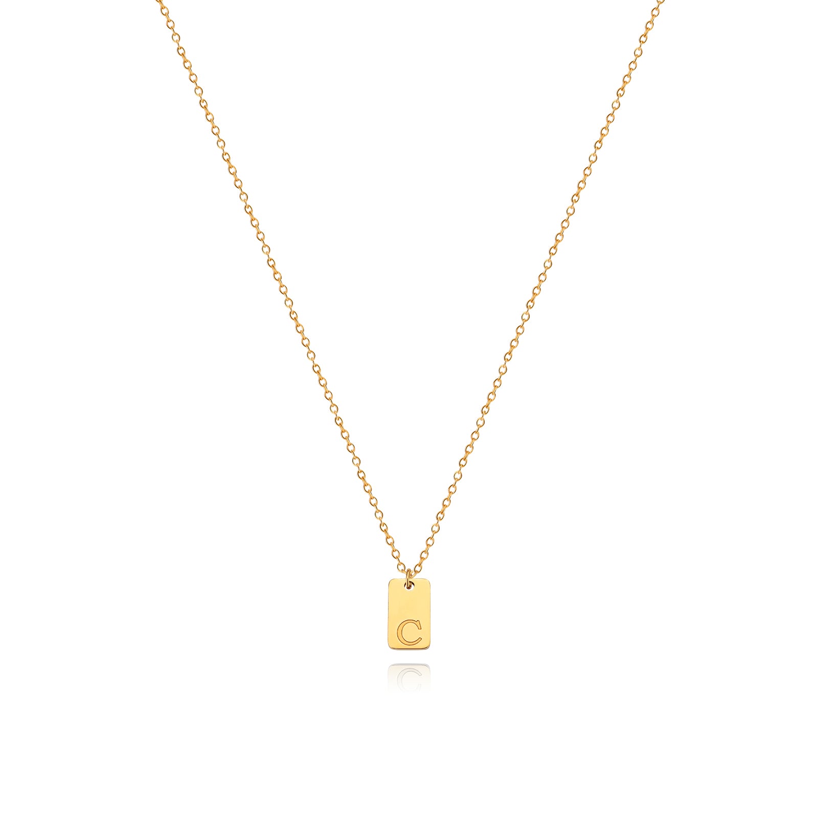 Letter Pendant Necklace