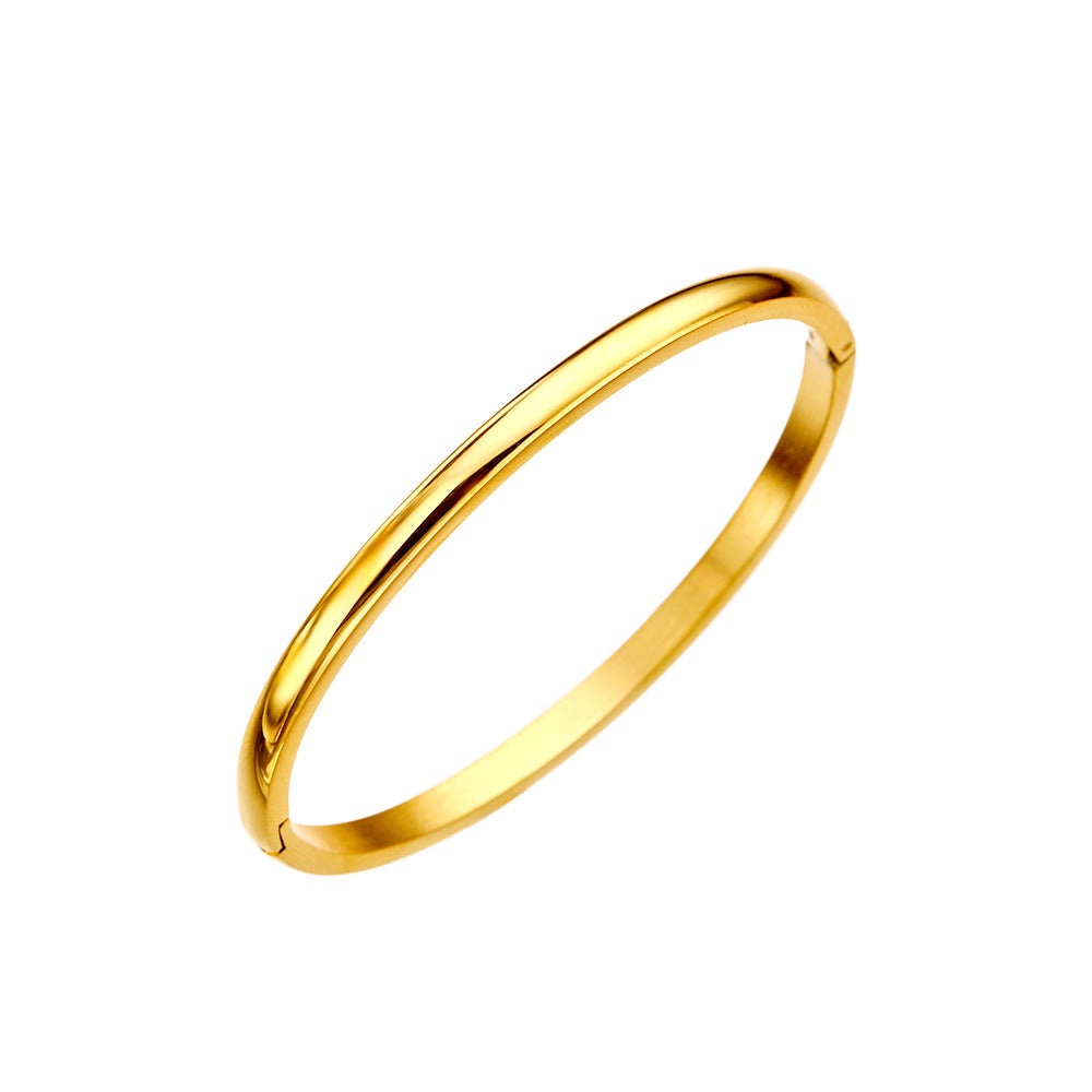 Glossy radian bracelet elegant women’s jewelry accessory