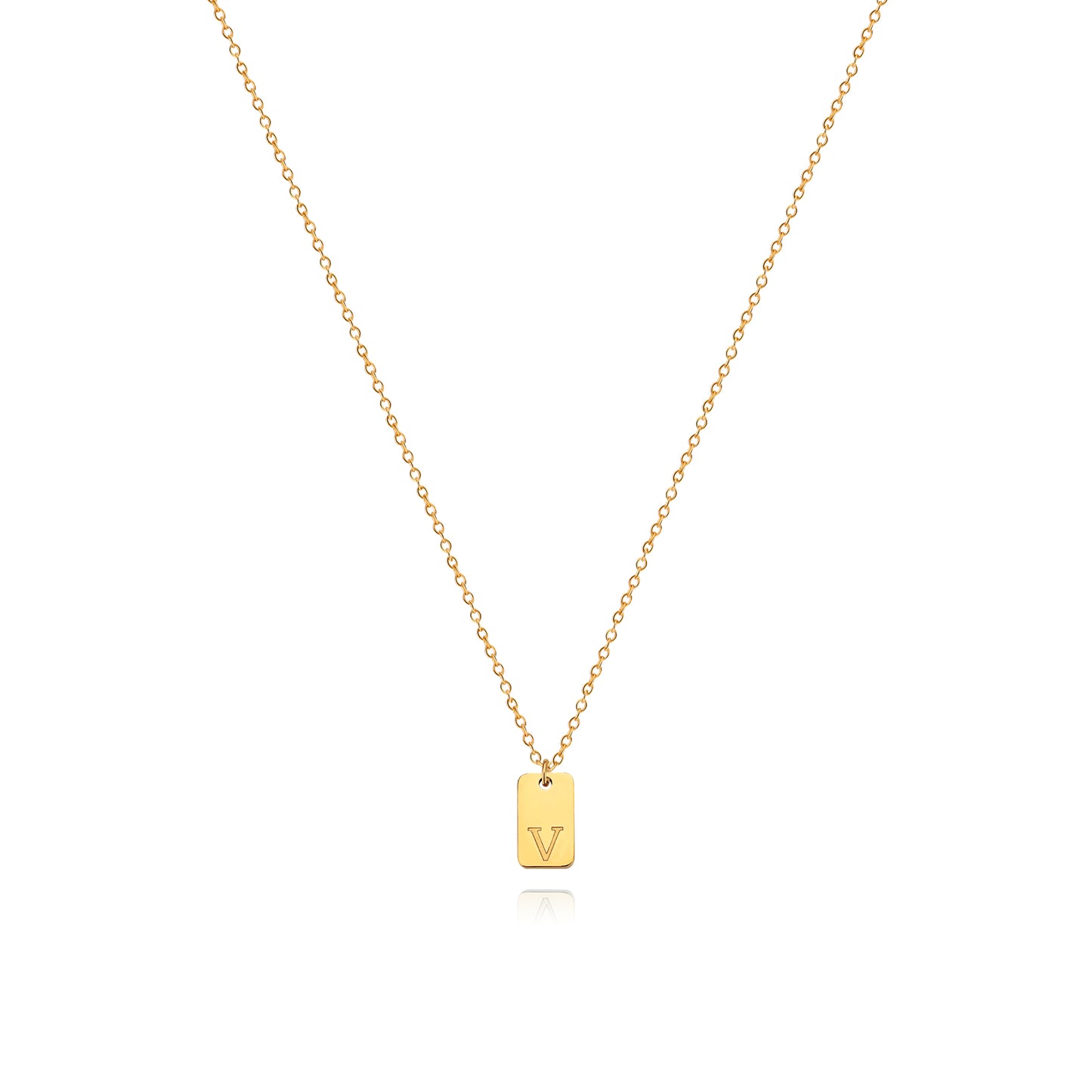 Letter Pendant Necklace