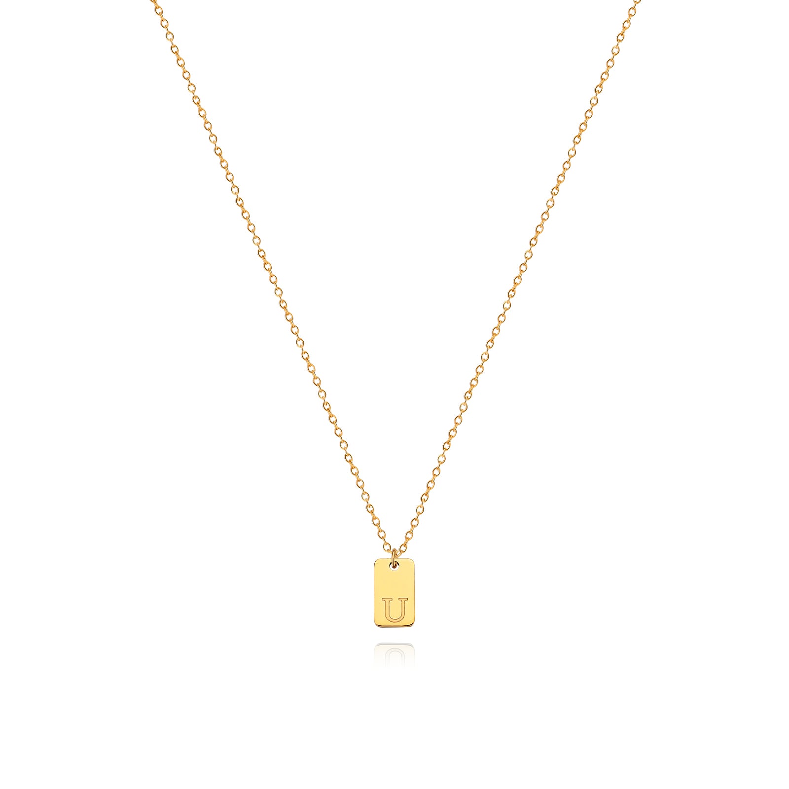 Letter Pendant Necklace