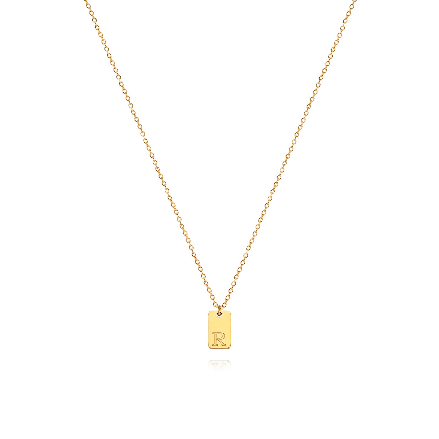 Letter Pendant Necklace