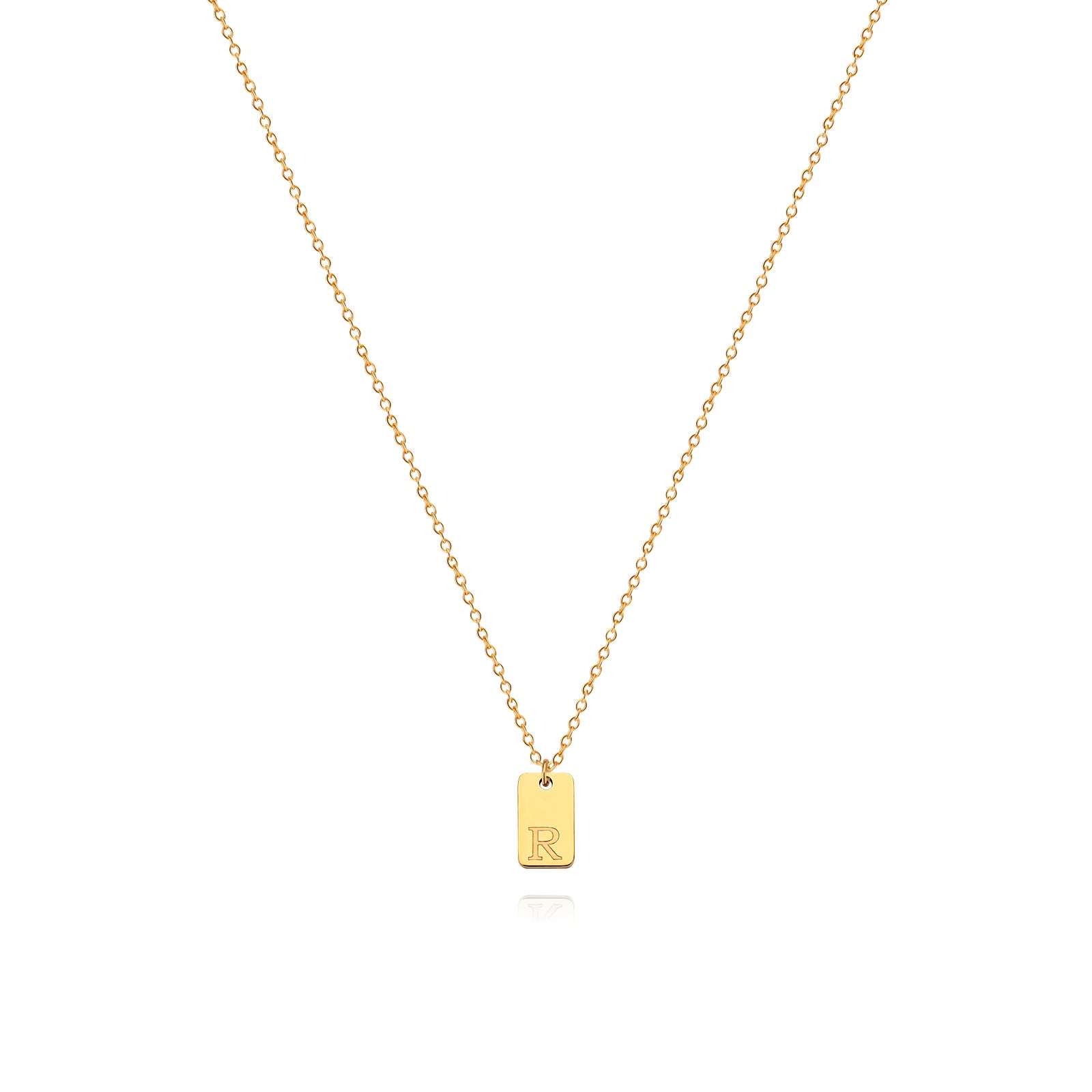 Letter Pendant Necklace