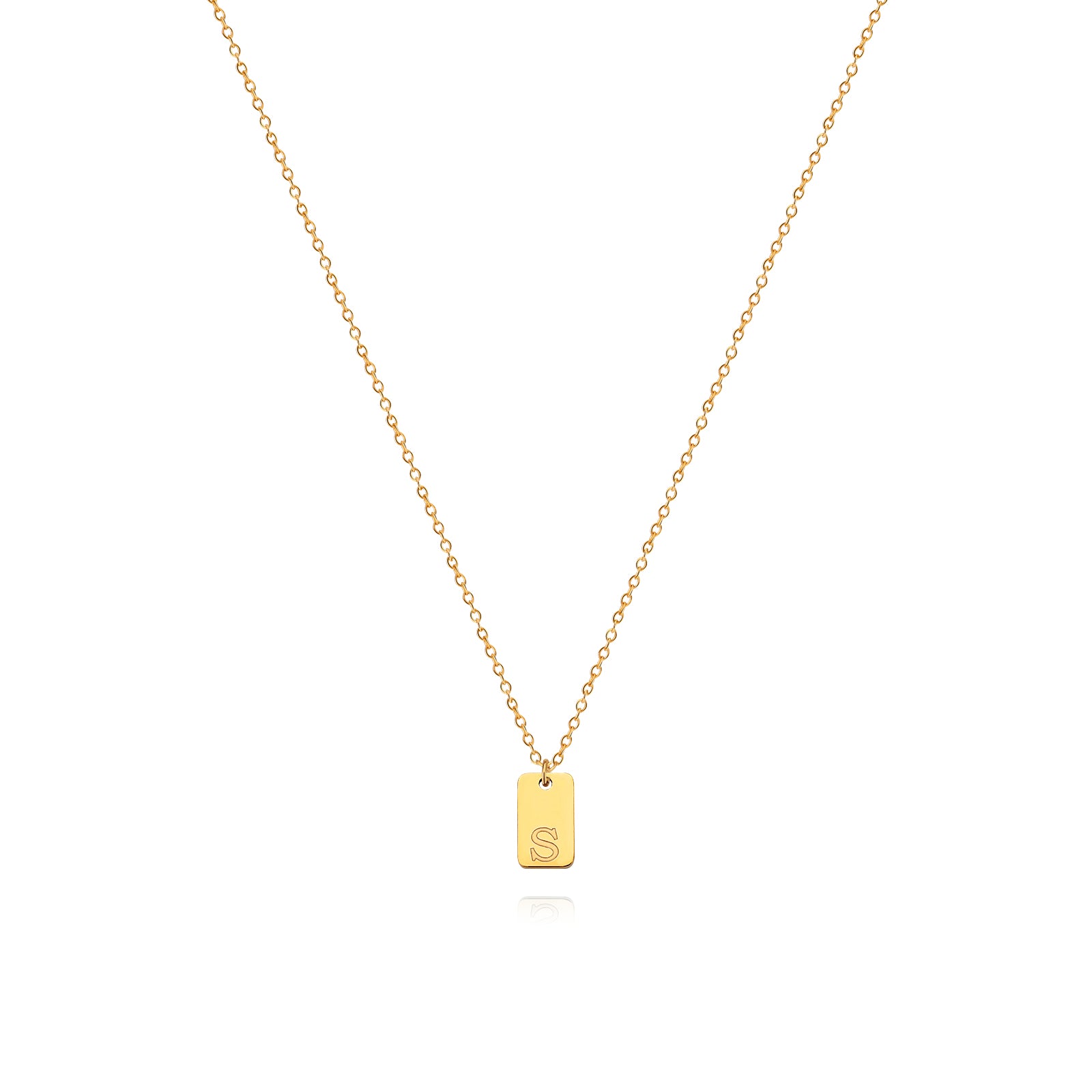 Letter Pendant Necklace