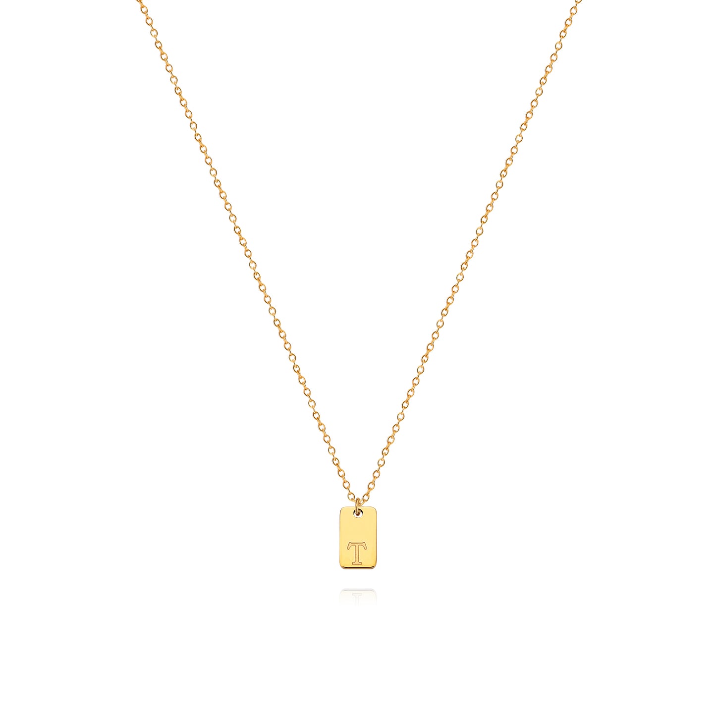 Letter Pendant Necklace