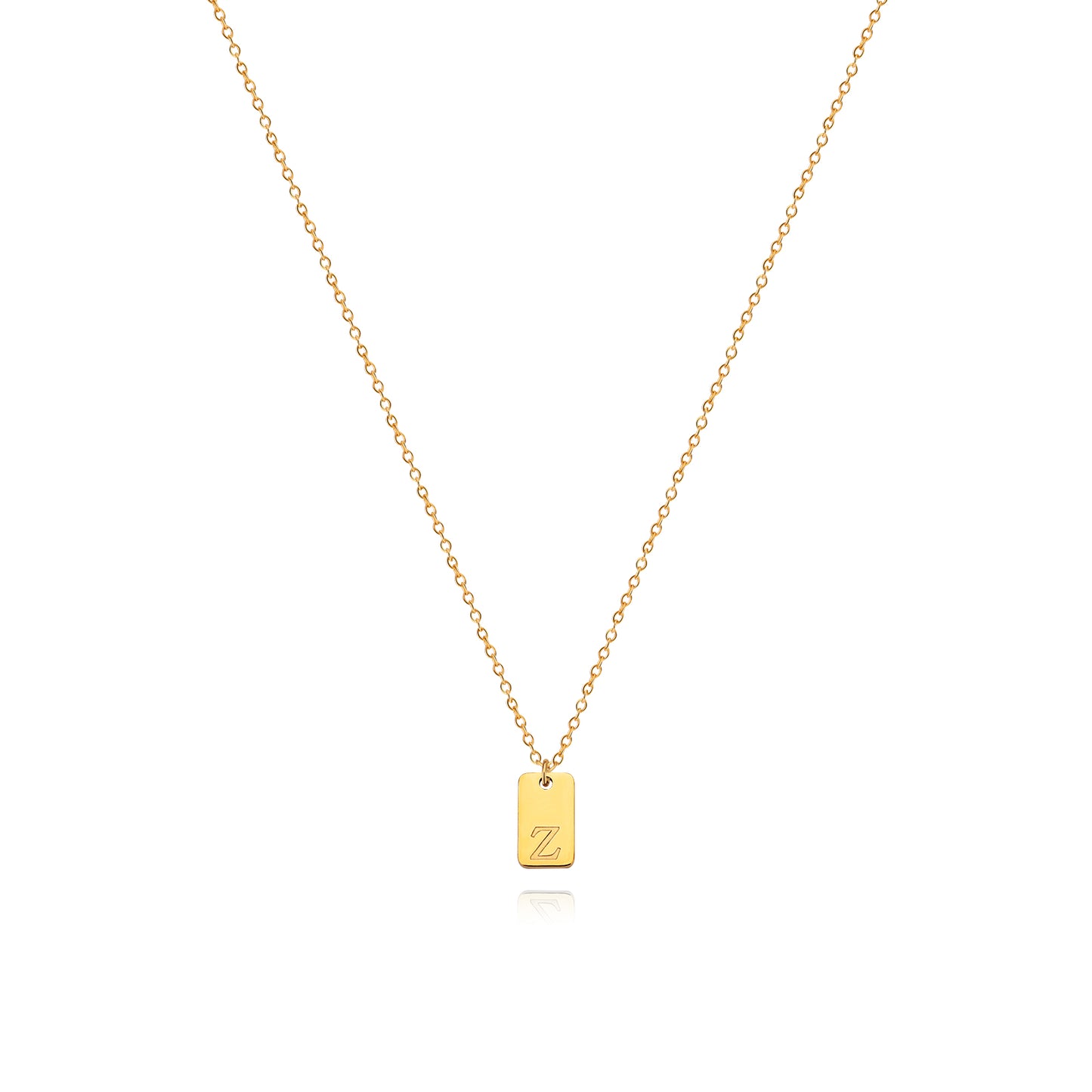 Letter Pendant Necklace