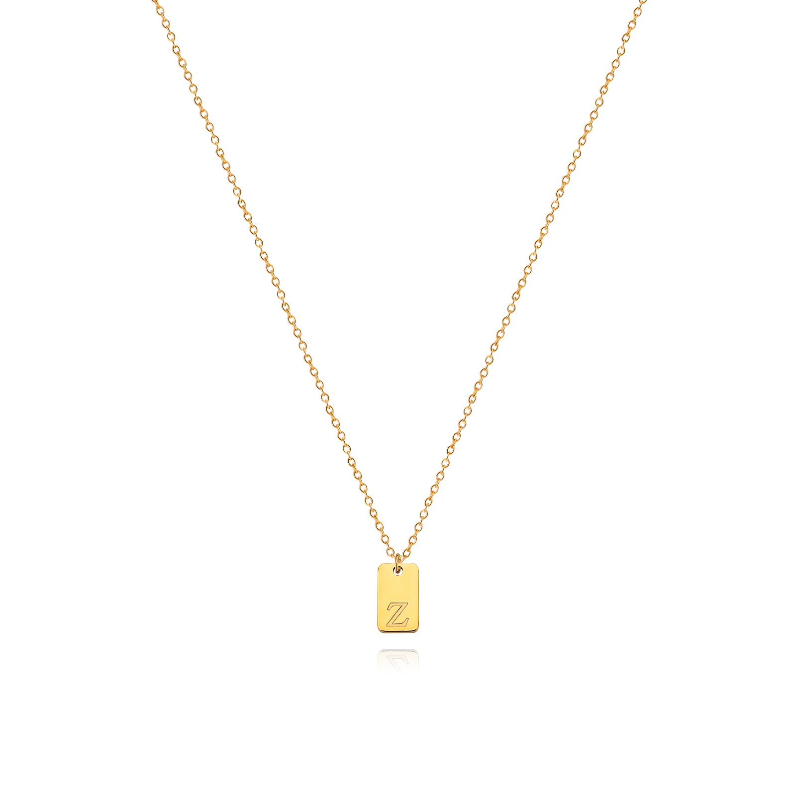 Letter Pendant Necklace