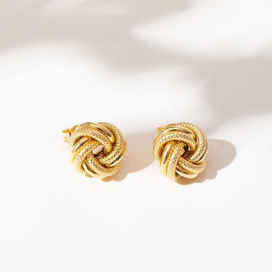 Monte-Carlo stainless steel earrings, view 2 | PURAJOIA