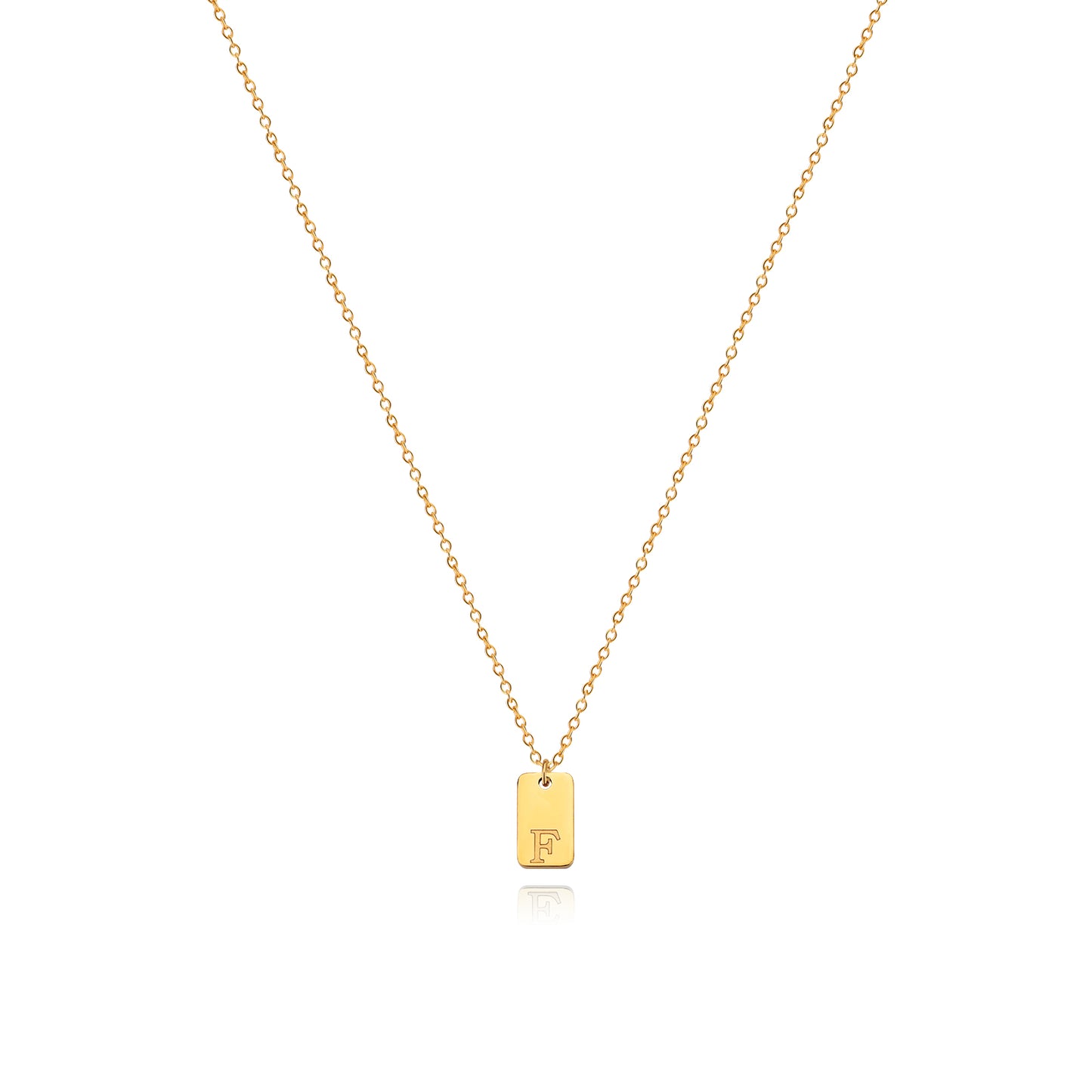 Letter Pendant Necklace