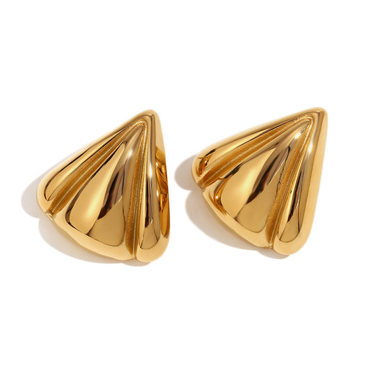 Modern geometric Sofia Earrings with bold shape