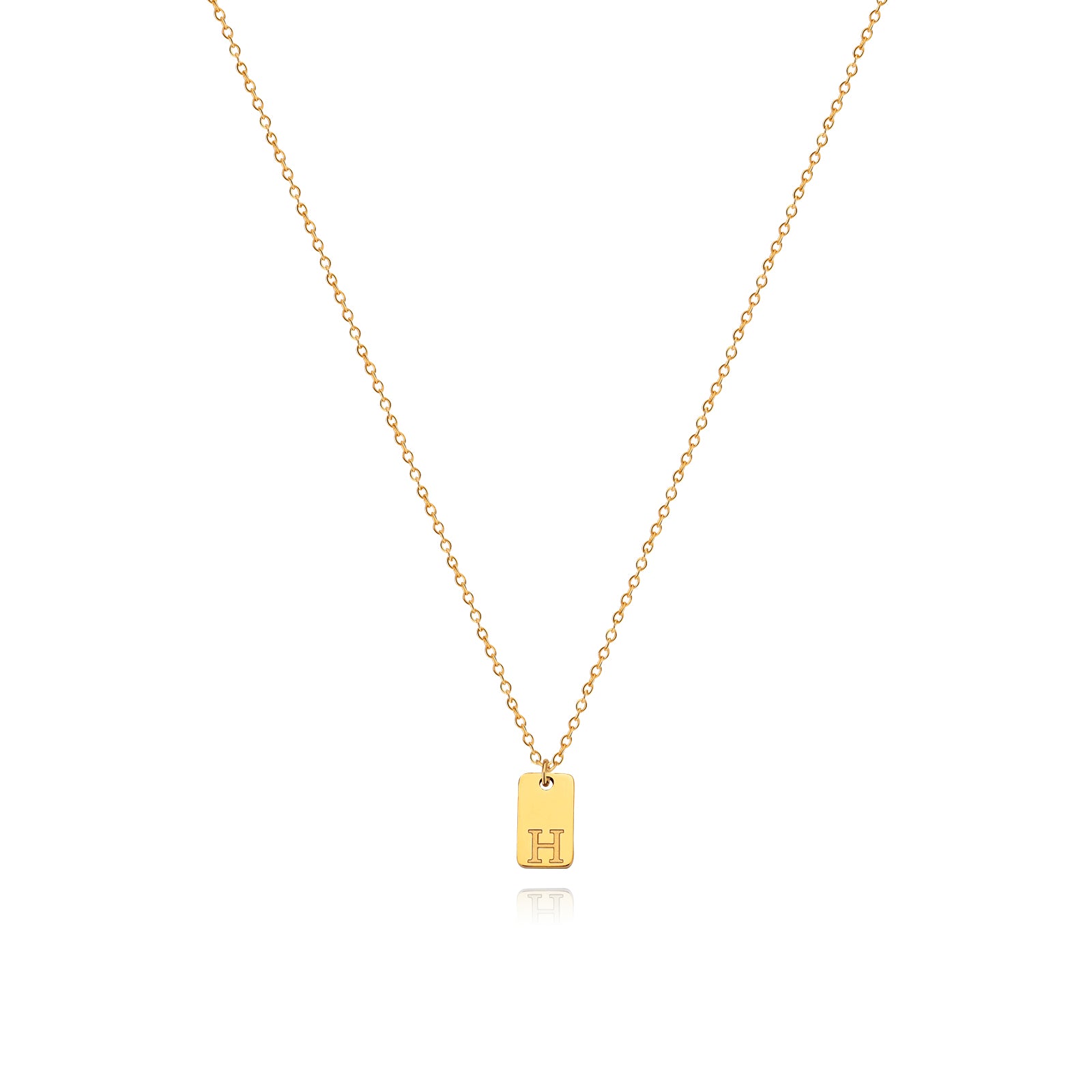 Letter Pendant Necklace