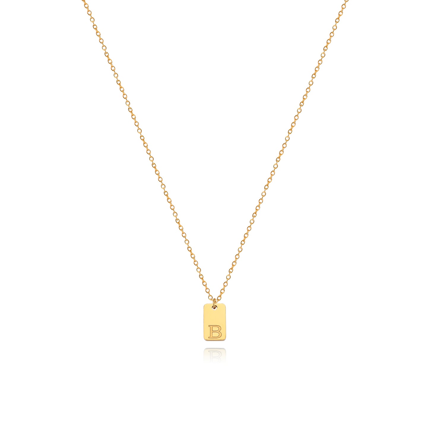 Letter Pendant Necklace