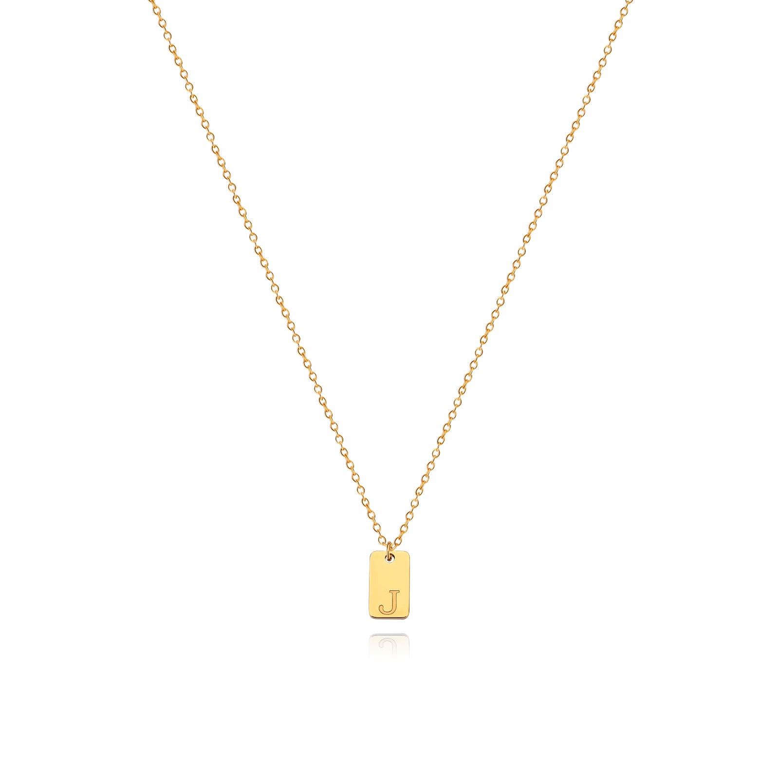 Letter Pendant Necklace