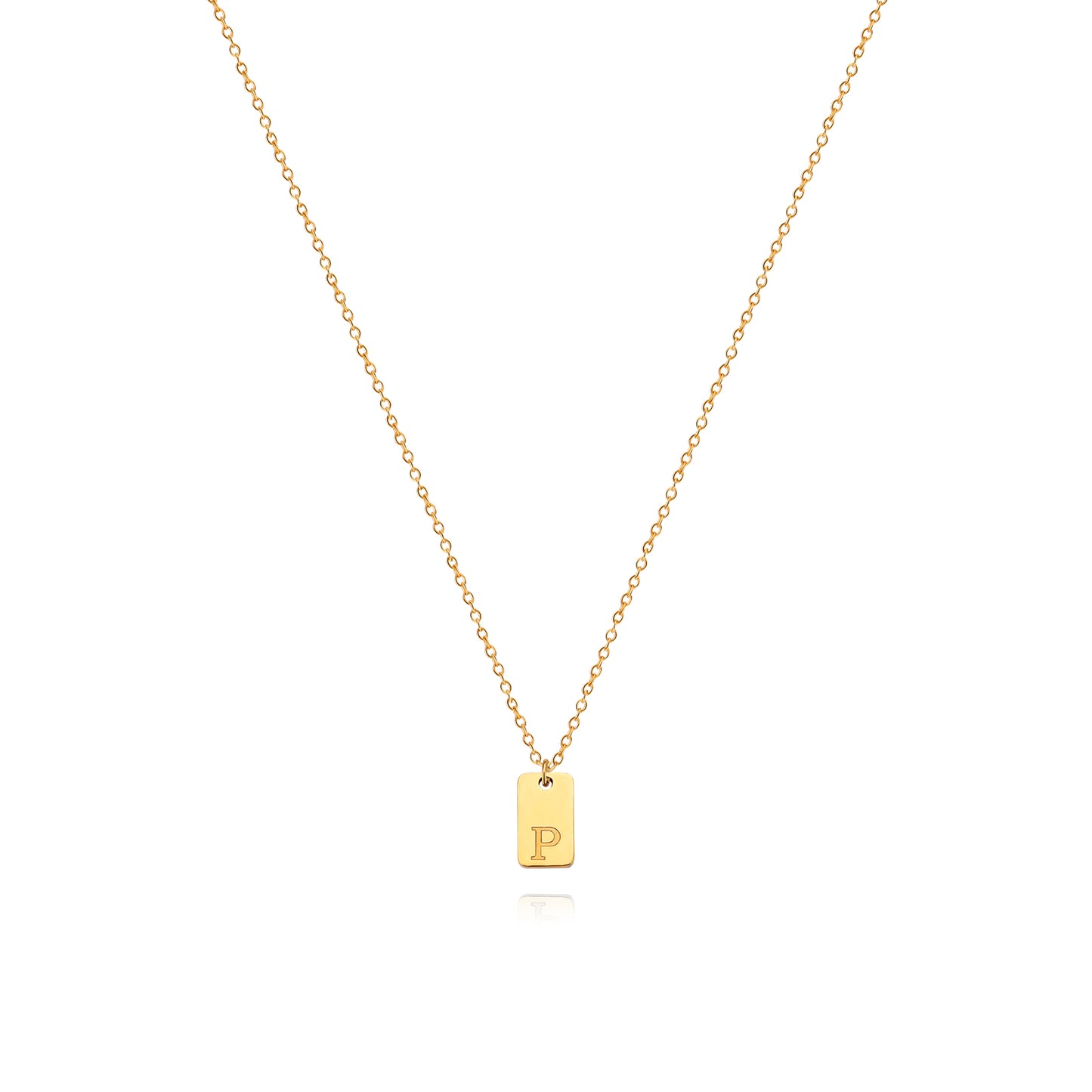 Letter Pendant Necklace