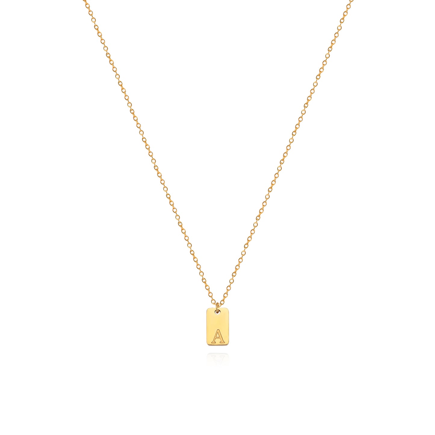 Letter Pendant Necklace