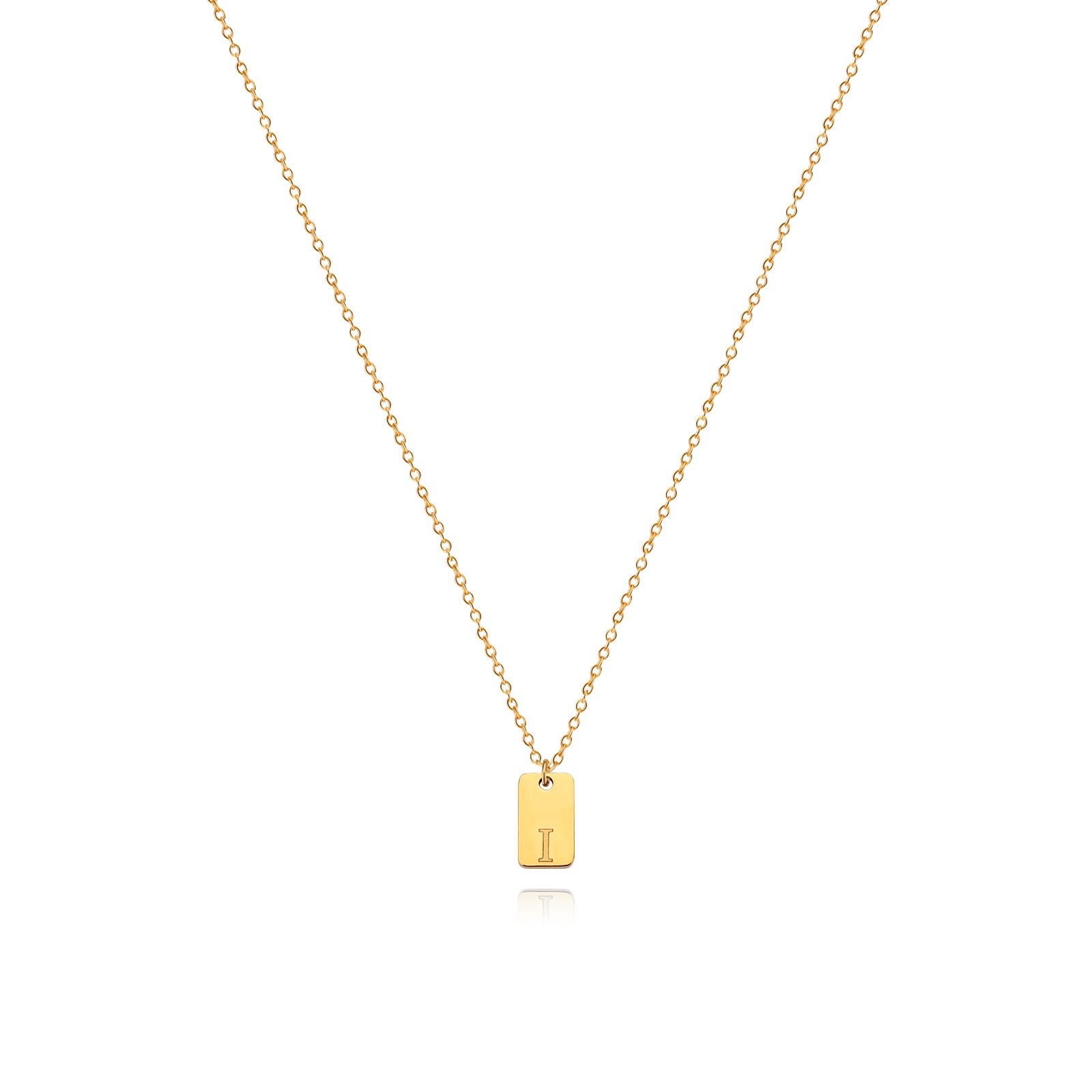 Letter Pendant Necklace