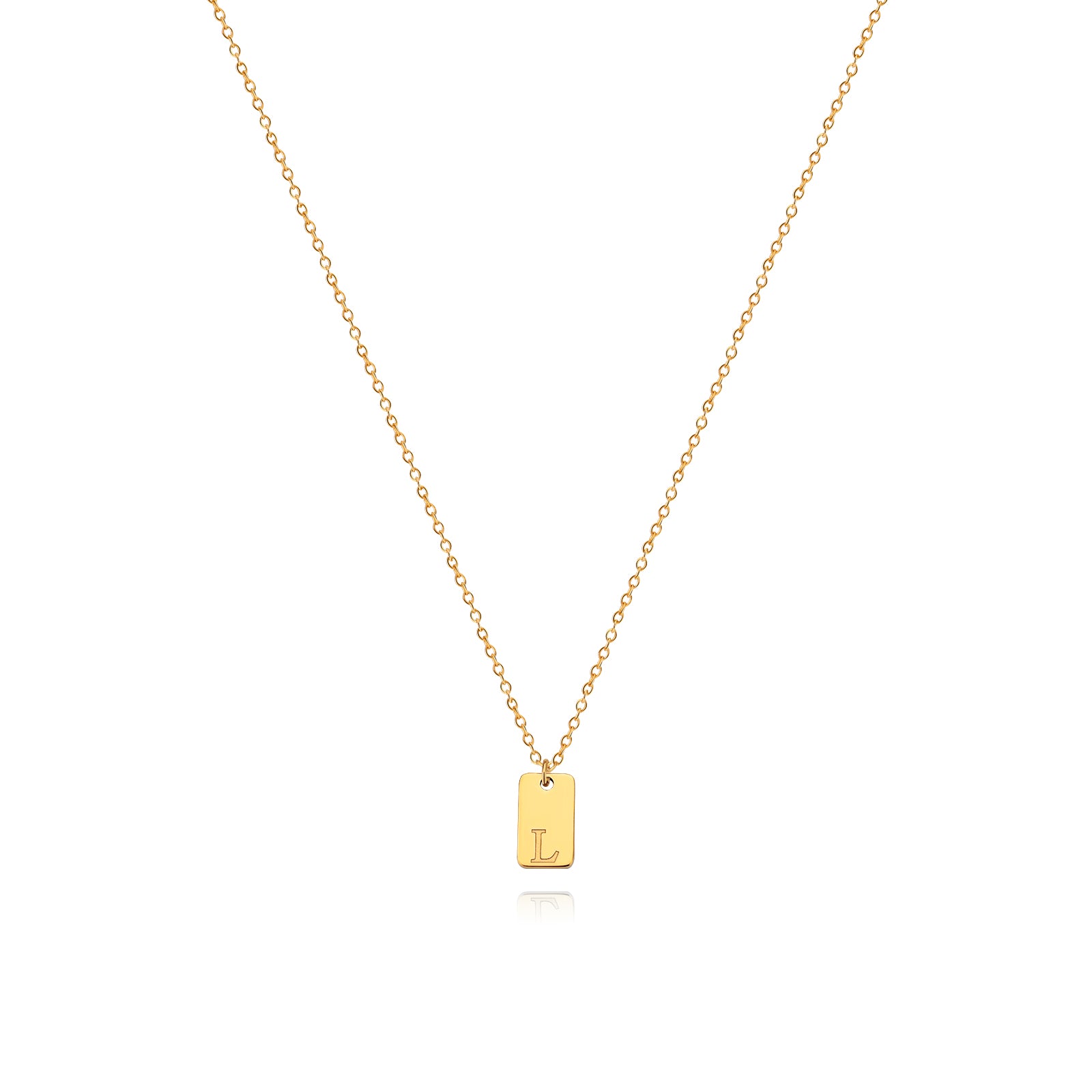 Letter Pendant Necklace