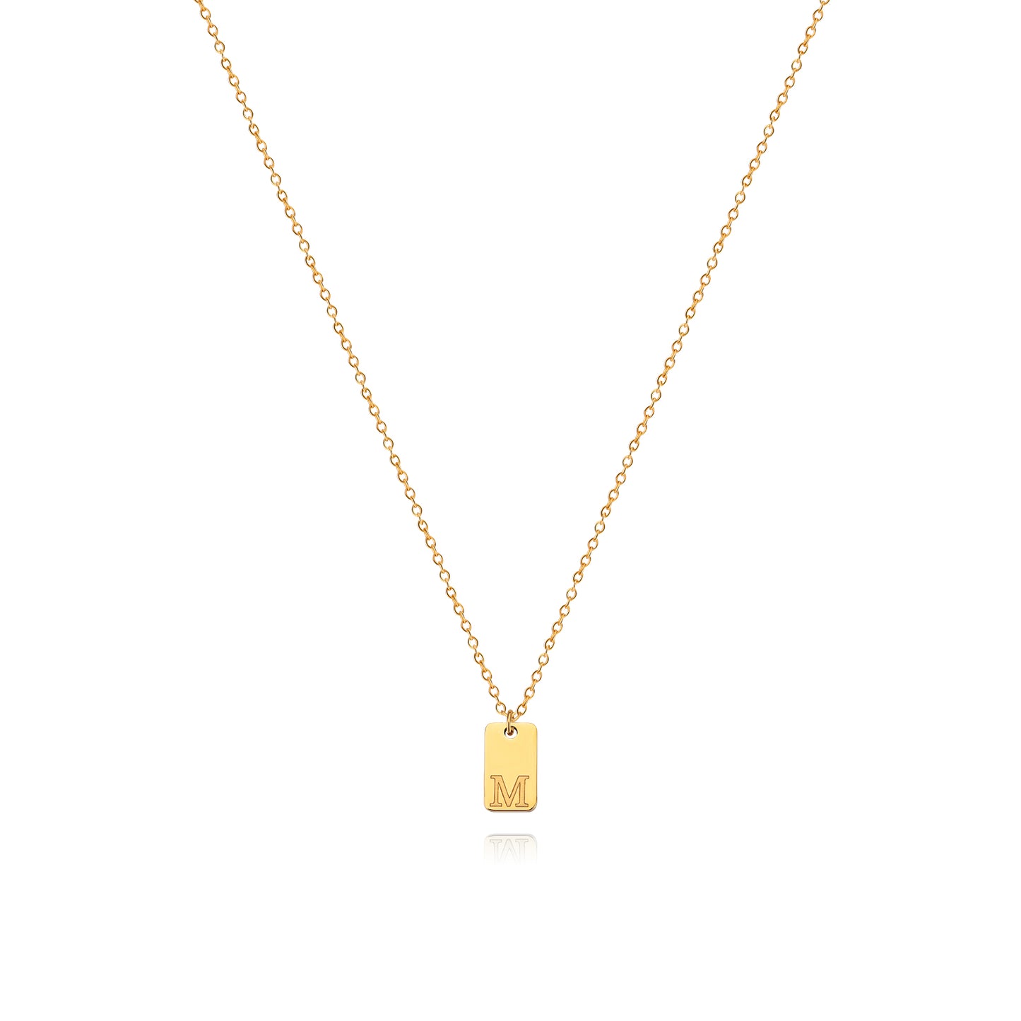 Letter Pendant Necklace