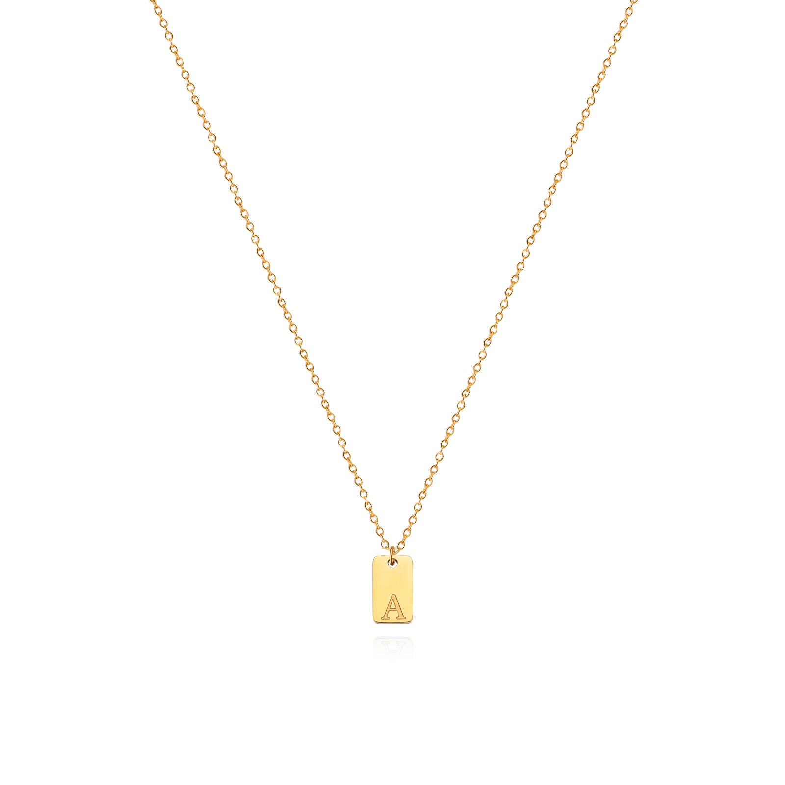 Letter Pendant Necklace