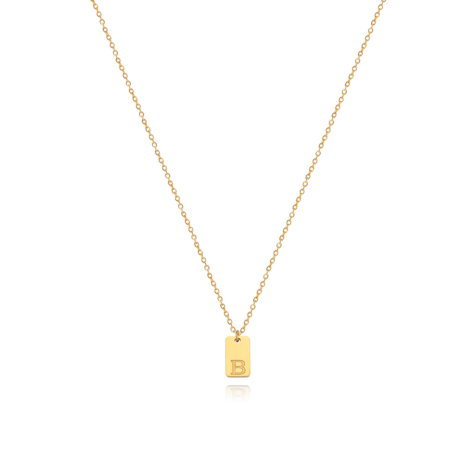 Letter Pendant Necklace