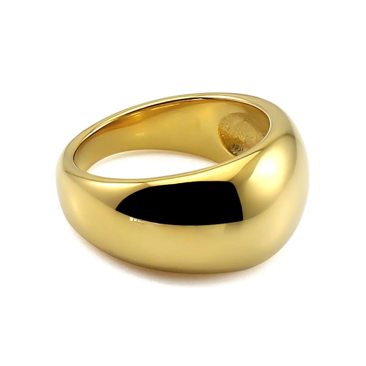 Vintage stainless steel finger ring for women timeless jewelry
