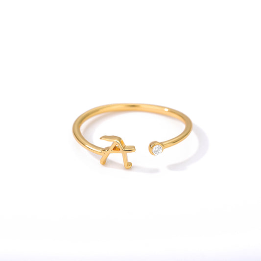Golden Stainless Steel Unisex Ring - Versatile and Durable