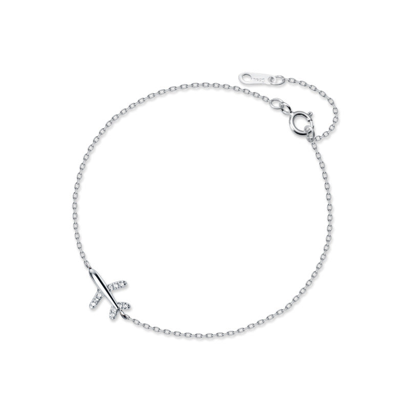 925 Sterling Silver  Aircraft Bracelet 