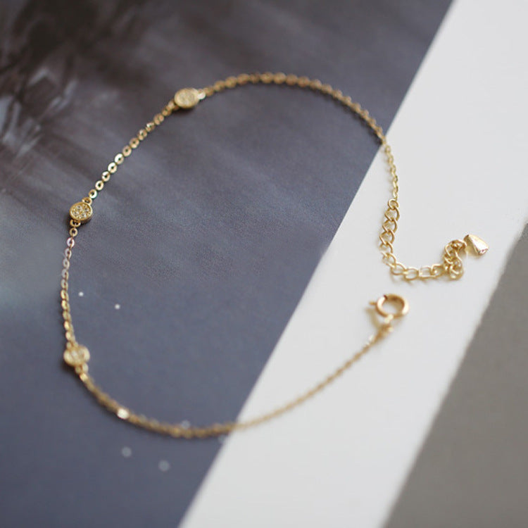 S925 silver plated 14K Gold Bracelet