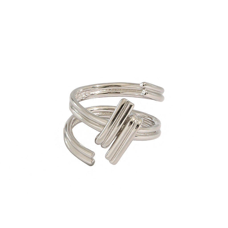 S925 sterling silver ring featuring a captivating wind spiral design, elegantly blending nature-inspired charm with timeless sophistication.