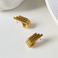 The Aria Earrings gold wing earrings Purajoia view 3