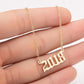 Year Number Necklace