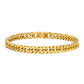 The Intreccio Bracelet woven chain bracelet gold Purajoia view 3