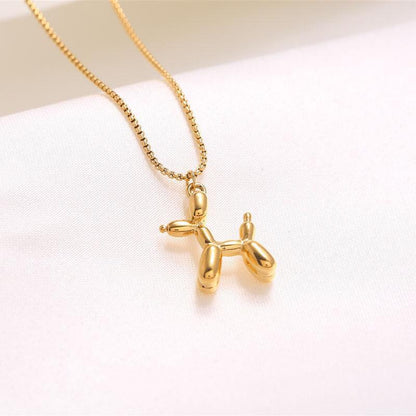 Balloon Puppy Dog Design Necklace