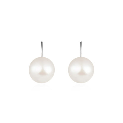 925 Silver Freshwater Pearl Stud Earrings