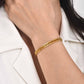 The Intreccio Bracelet woven chain bracelet gold Purajoia