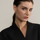 The Roma Earrings chunky gold hoop earrings Purajoia view 2