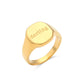 Personalized Elegance: 18K Gold Plated Jewelry with English Letter Ring