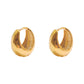 The Livia Earrings small drop hoop earrings Purajoia view 8