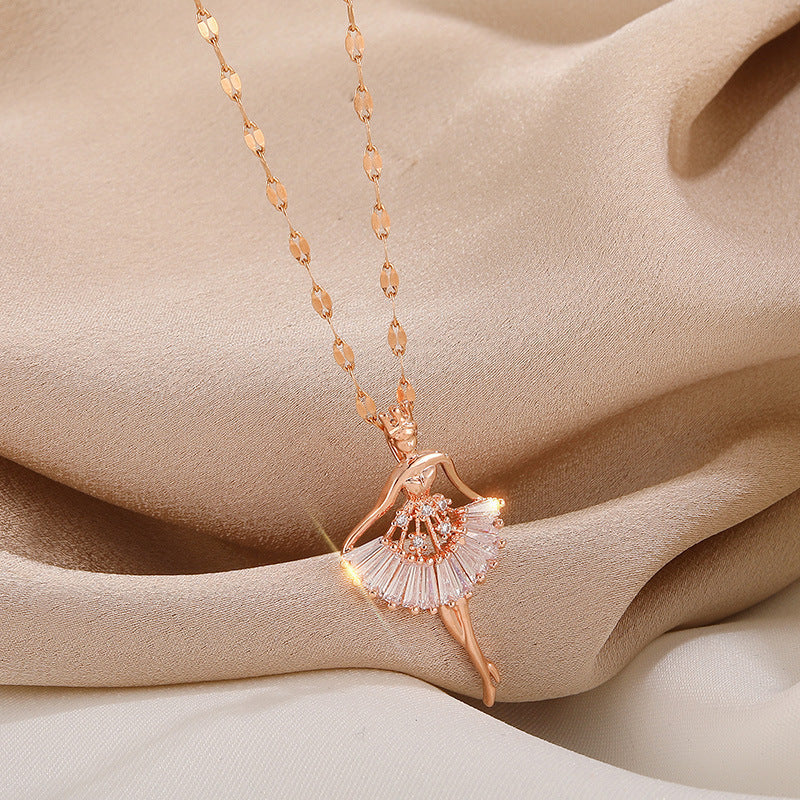 Crystal Ballerina Necklace