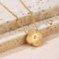  Flower Shape Pendant Clavicle Chain