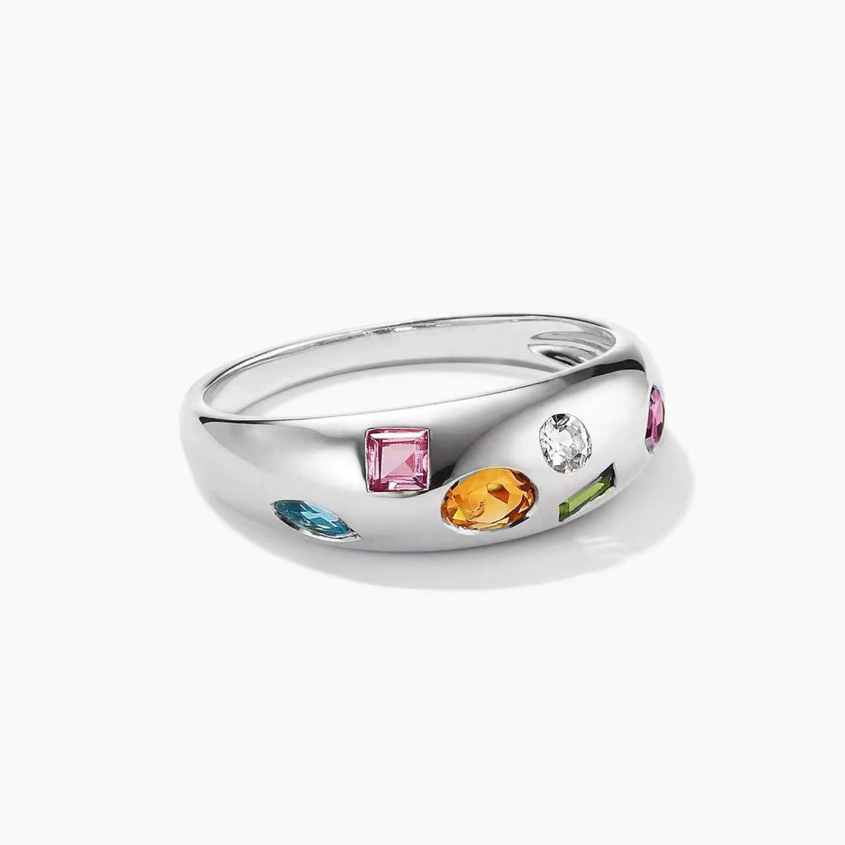 The Colore Ring colored zircon sterling silver ring Purajoia view 6