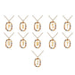 925 Sterling Silver Gold Letters A - Z Initial Alphabet  Long Chain Necklace