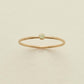 Simple fashion women charm stainless steel jewelry birthstone finger ring