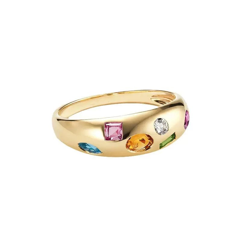 The Colore Ring colored zircon sterling silver ring Purajoia view 5