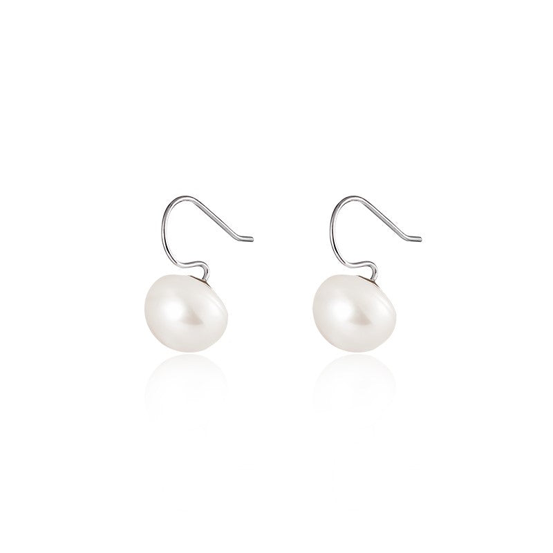 925 Silver Freshwater Pearl Stud Earrings