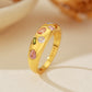 The Colore Ring colored zircon sterling silver ring Purajoia view 2