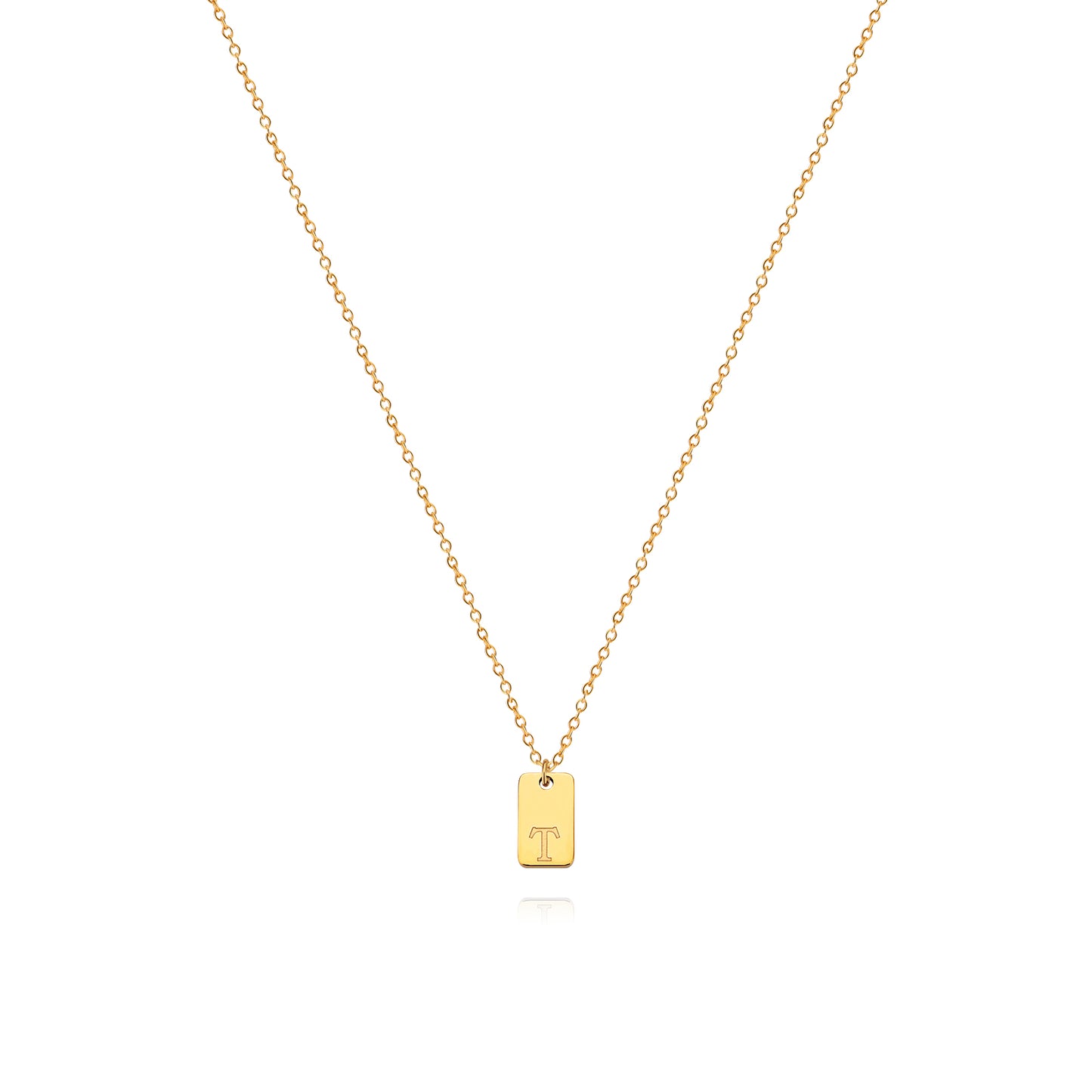 Letter Pendant Necklace