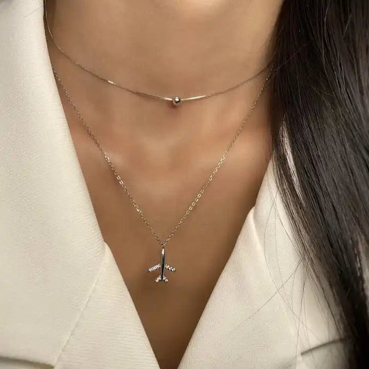 Airplane Necklace