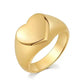 Stainless Steel Love Ring 18K Gold Plated | Elegant and Timeless Jewelry